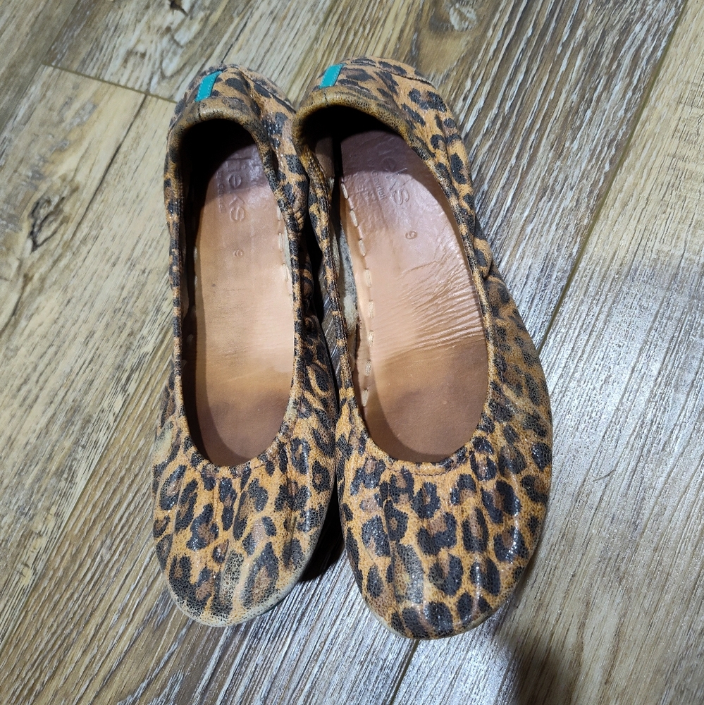 Tieks Leopard Print Flats